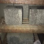 Density and fluidization rate factors of clay pebbles/ leca blocks